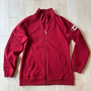 Rocky Mountain Flannel Company Full Zip Fitted Canadian Sweatshirt/Jacket Medium